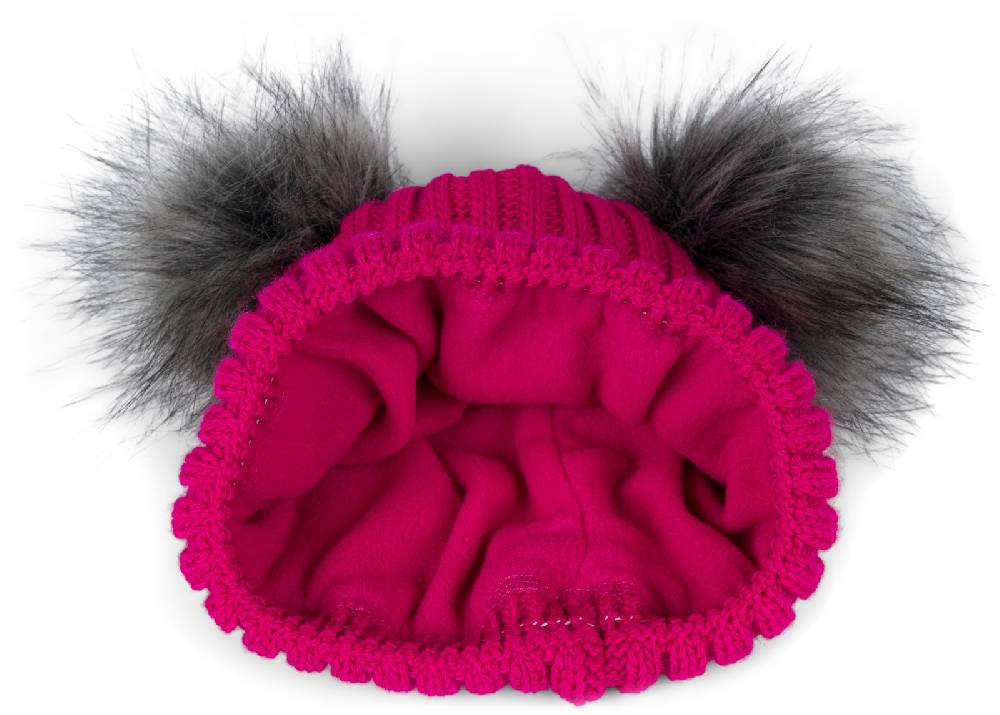 Stylebreaker Kinder Bommelmütze mit zwei Bommel VIP-Rabatte