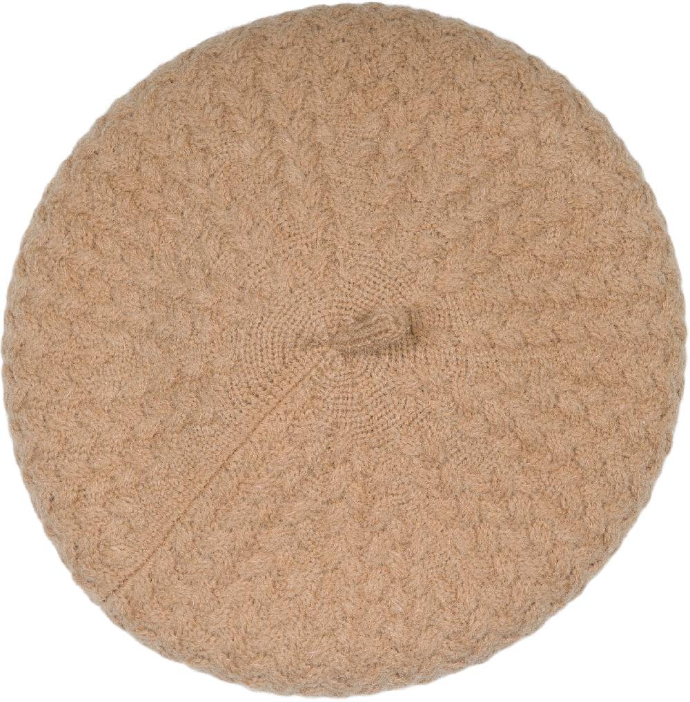Stylebreaker Feinstrick Baskenmütze mit Flechtmuster Wochenangebot