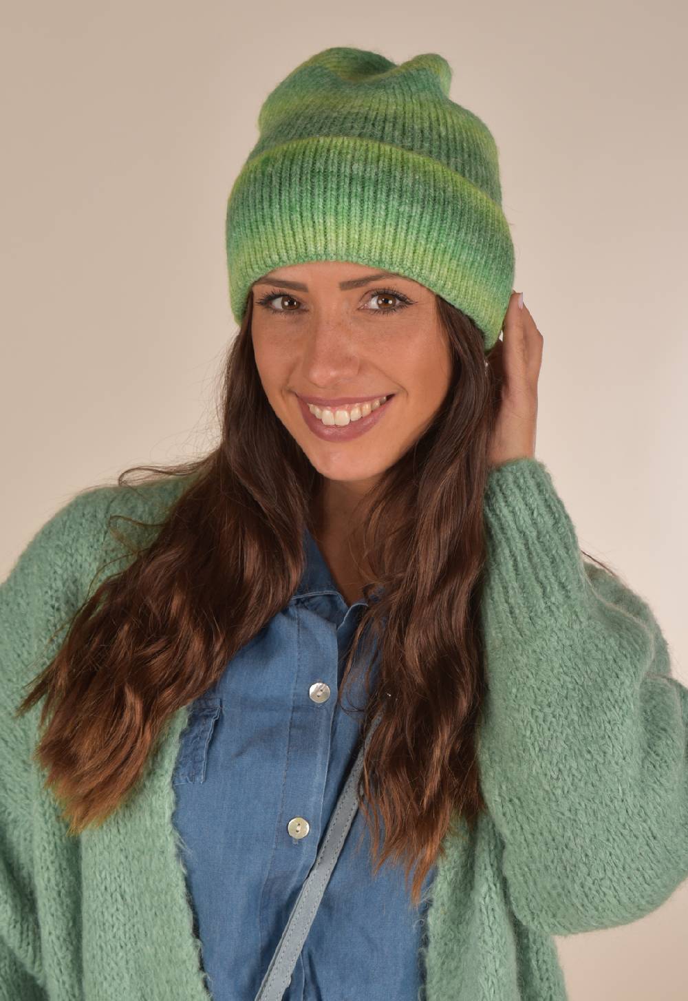 Stylebreaker Strickmütze Ombré Letzter Tag