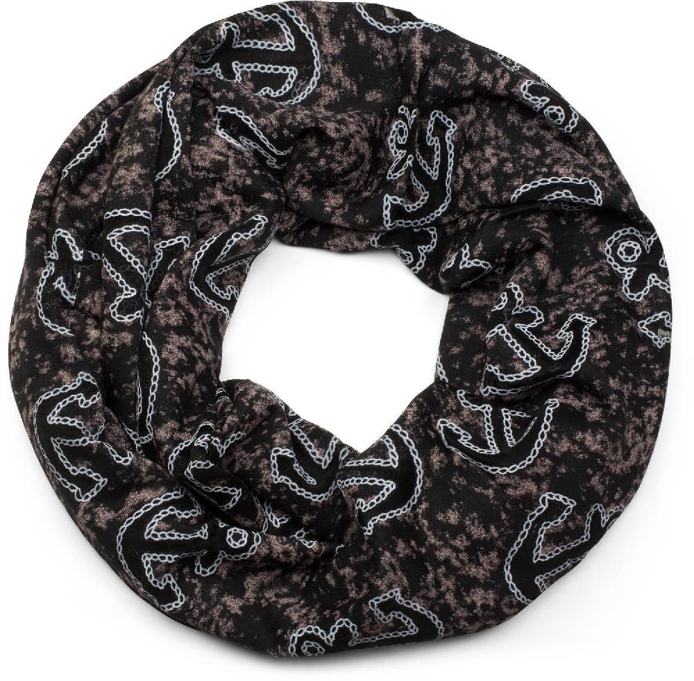 Stylebreaker Loop und Beanie Set im maritimen Anker Seil Print Look 50% Rabatt mit kostenlosem Versand