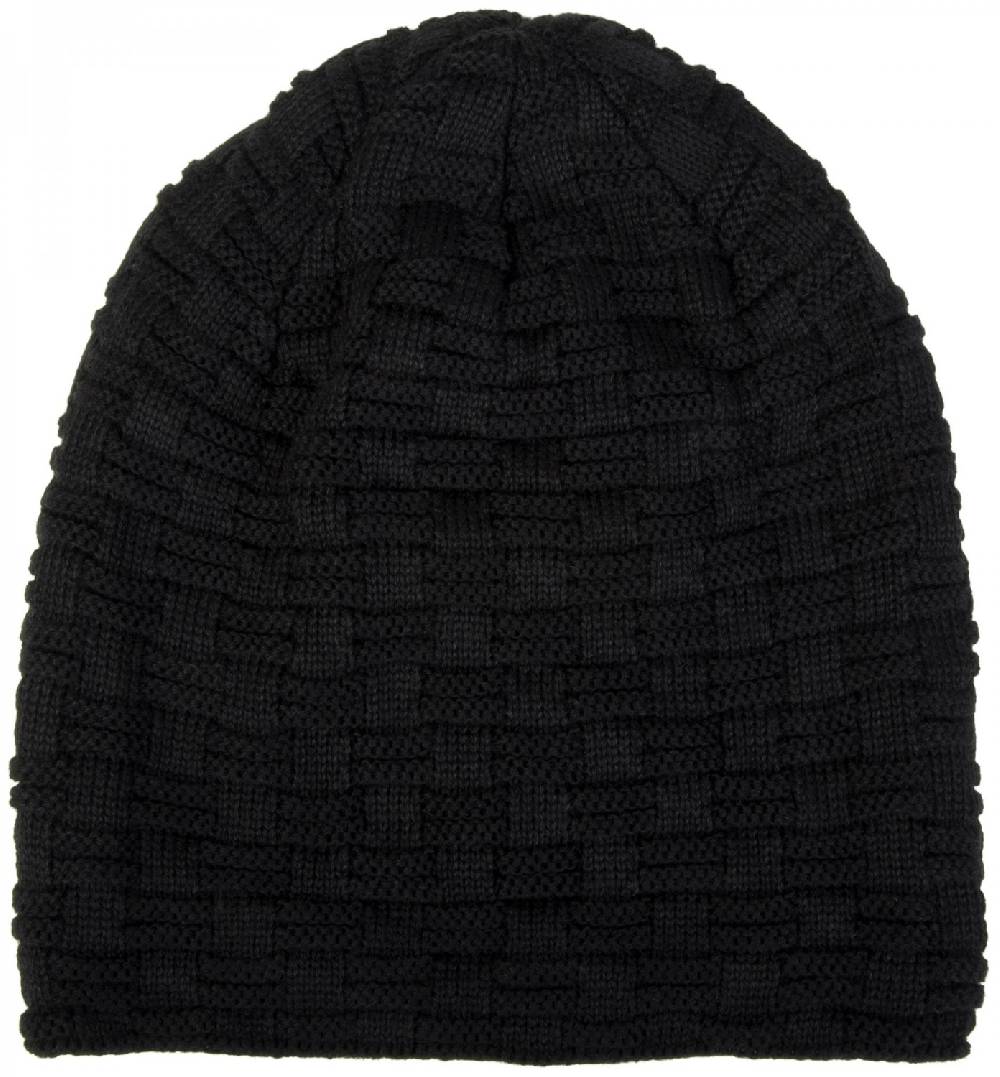 Stylebreaker Feinstrick Beanie mit Flecht Muster und Teddyfleece Schlussverkauf