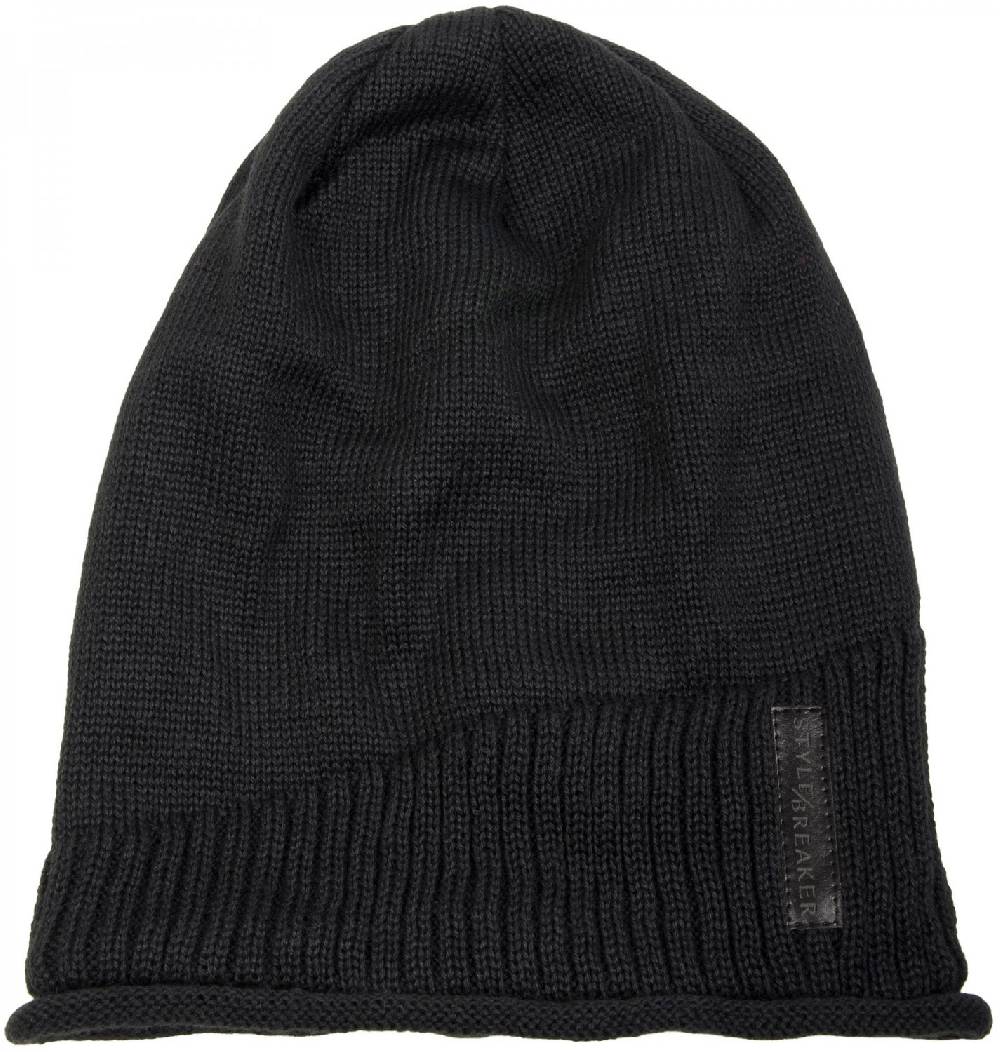 Stylebreaker Feinstrick Beanie mit Teddyfleece Günstiger Verkauf