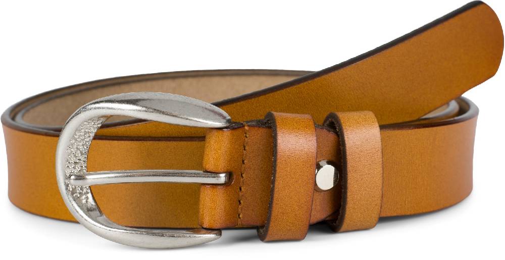 Stylebreaker Schmaler Unisex Echtleder Gürtel Unifarben Fabrik Onlineshop