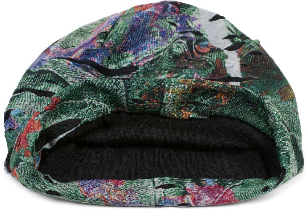 Stylebreaker Beanie mit Farbklecksen in Destroyed Optik Online Shopping