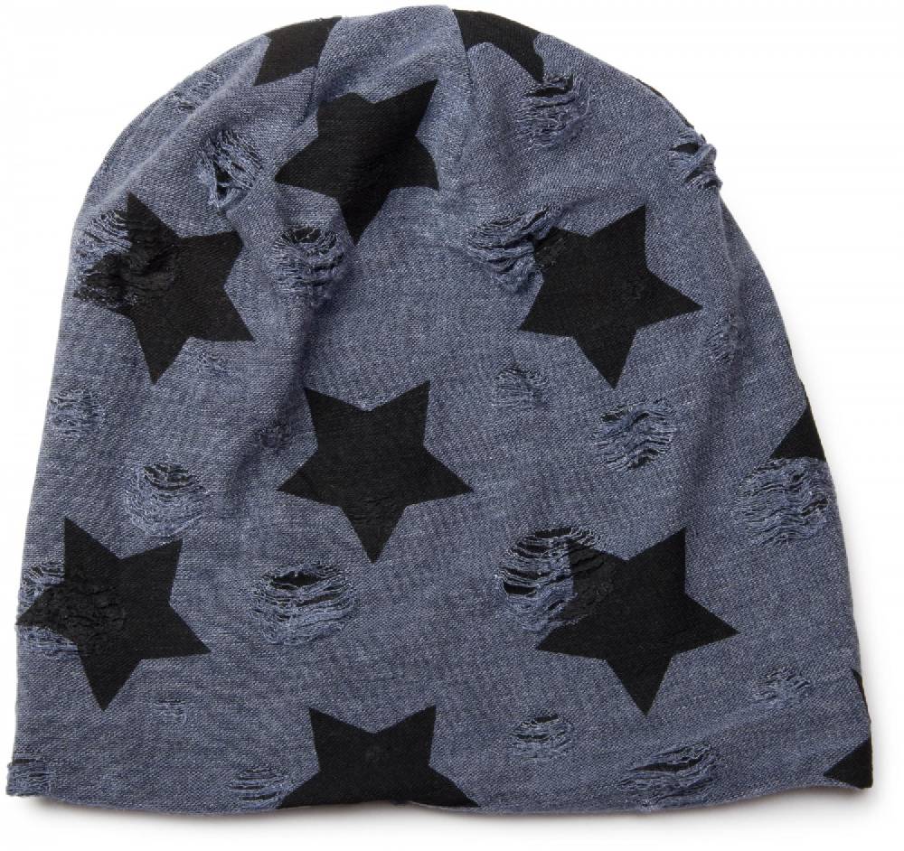 Stylebreaker Beanie mit Sterne & Punkte Muster Preisnachlass