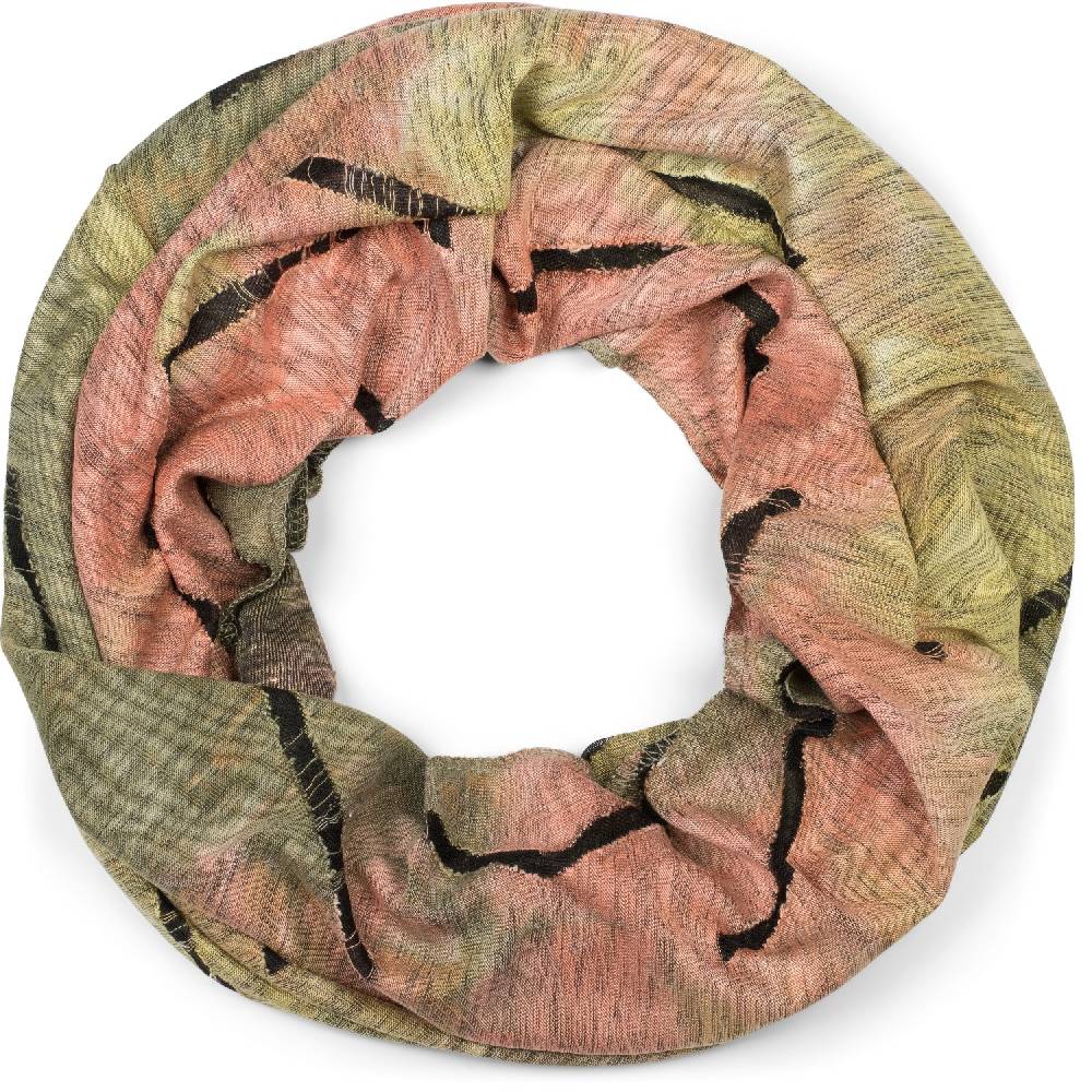 Stylebreaker Loop Schal Destroyed Batik Farbverlauf Saisonschlussverkauf