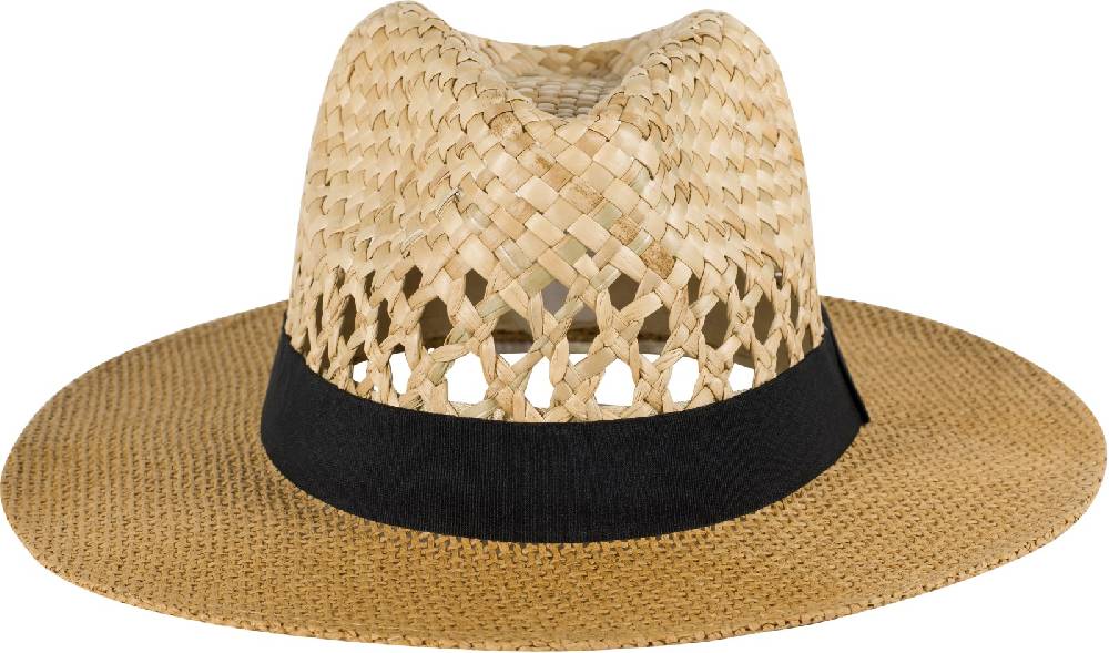Stylebreaker Panama Strohhut mit Stoff Zierband Online Outlet