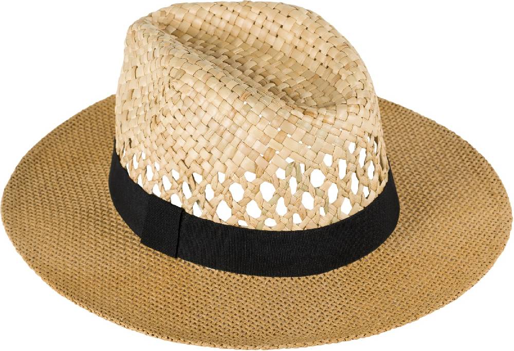 Stylebreaker Panama Strohhut mit Stoff Zierband Online Outlet