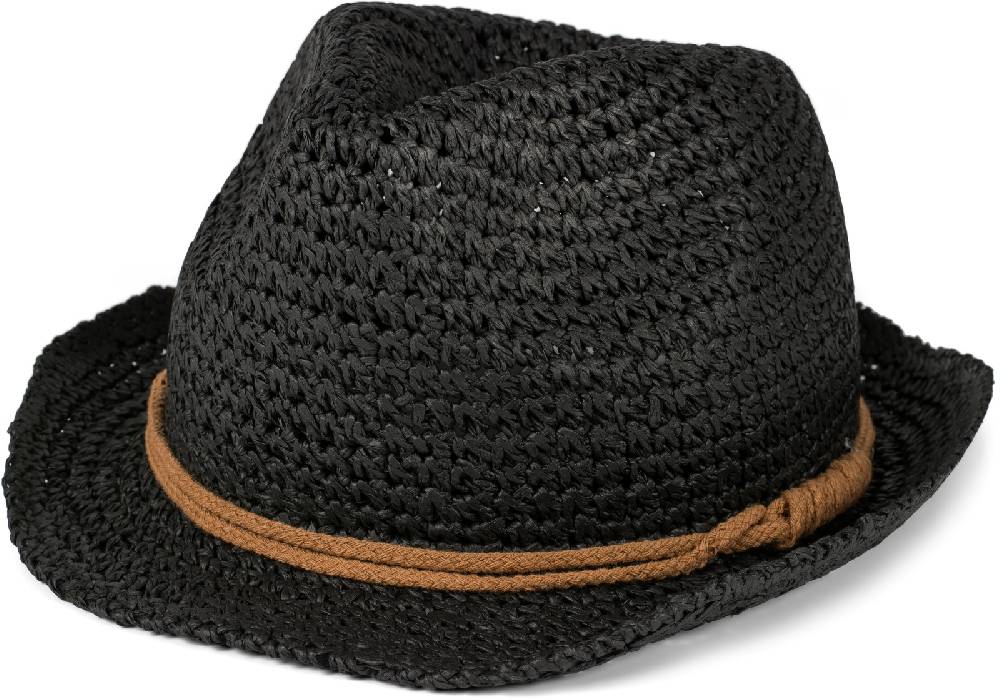 Stylebreaker Trilby Sonnenhut in Häkeloptik mit Zierband Exklusive Angebote