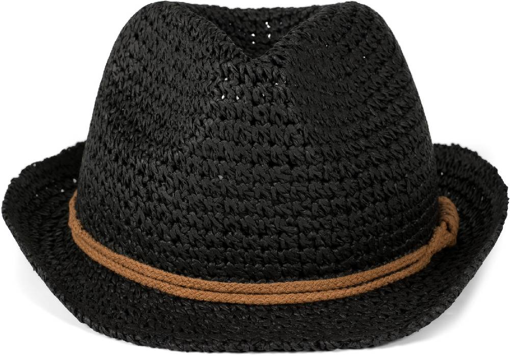 Stylebreaker Trilby Sonnenhut in Häkeloptik mit Zierband Exklusive Angebote
