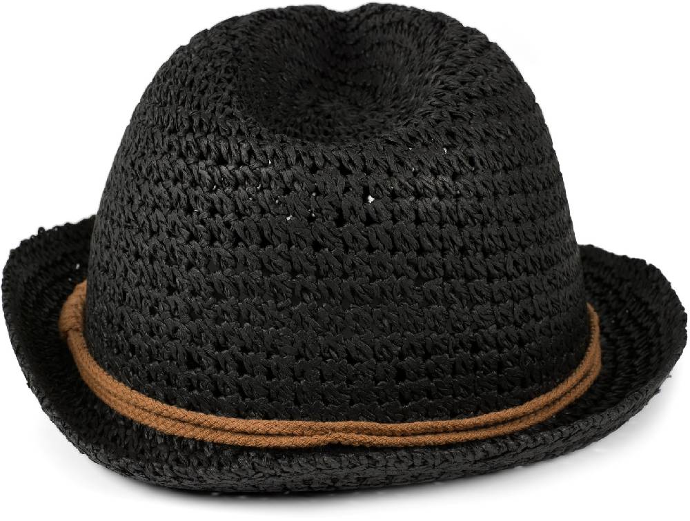 Stylebreaker Trilby Sonnenhut in Häkeloptik mit Zierband Exklusive Angebote