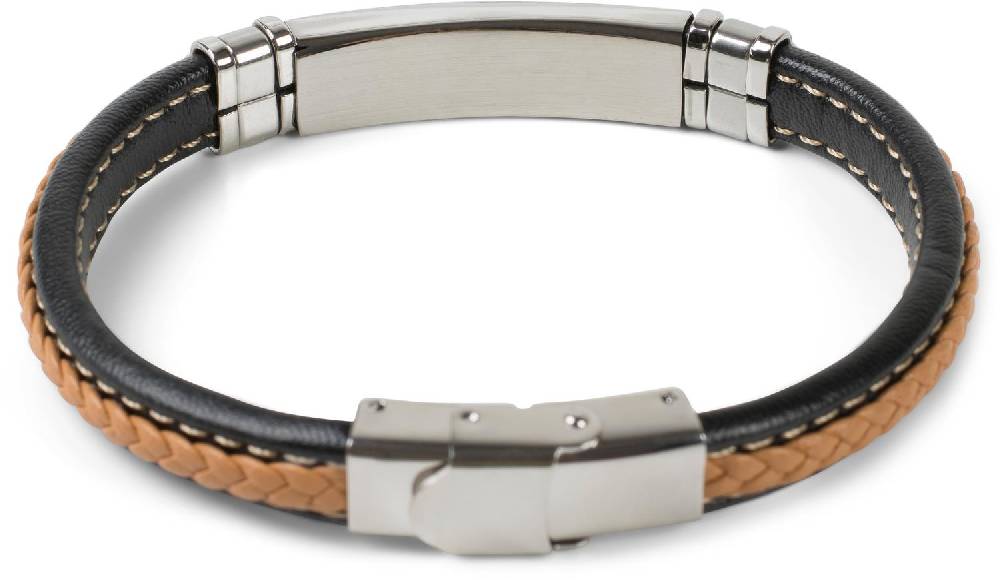 Stylebreaker Armband mit Flecht und Metallelementen Wochenangebot