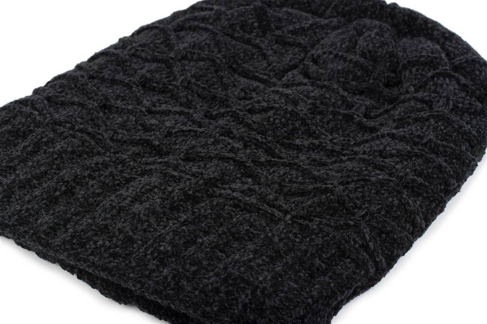 Stylebreaker Chenille Beanie Mütze mit Waben Muster Bis zu 65% Rabatt
