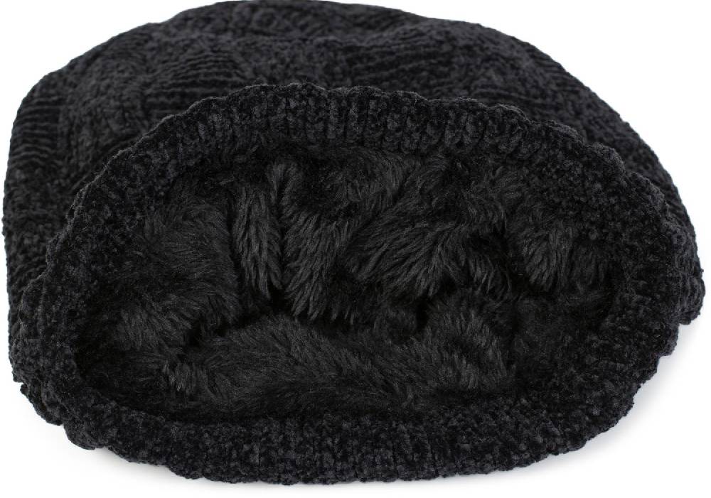 Stylebreaker Chenille Beanie Mütze mit Flecht Muster Sonderangebot der Fabrik