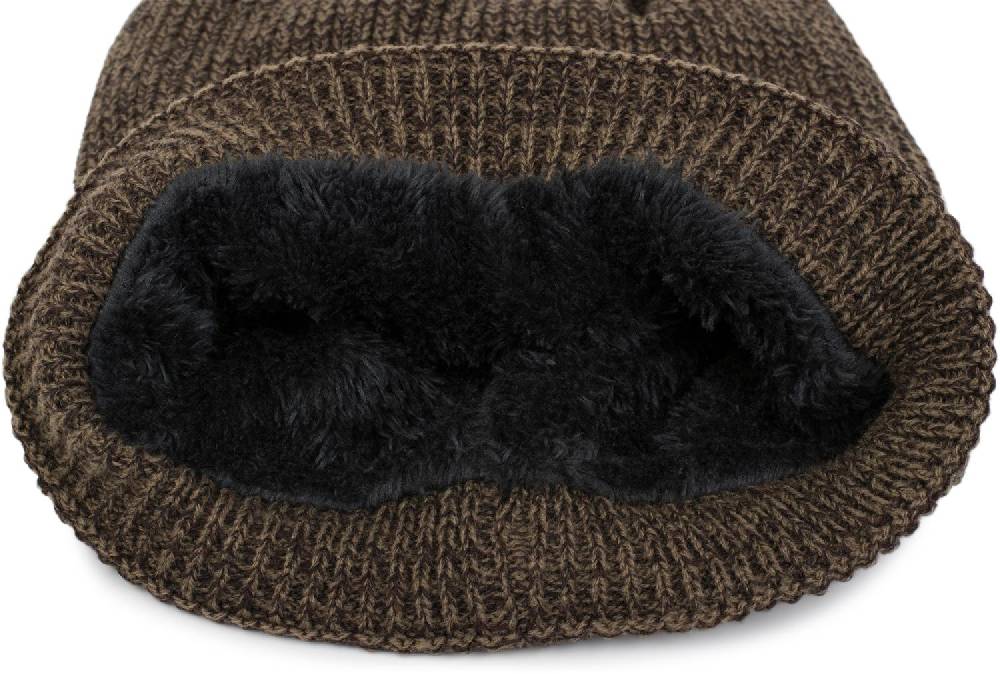 Stylebreaker Melierte Feinstrick Beanie Mütze mit Fleece Bis zu 55% Rabatt