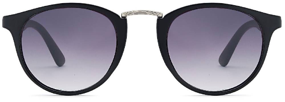 Stylebreaker Sonnenbrille mit runden Gläsern und Metall Nasensteg Fabrikladen