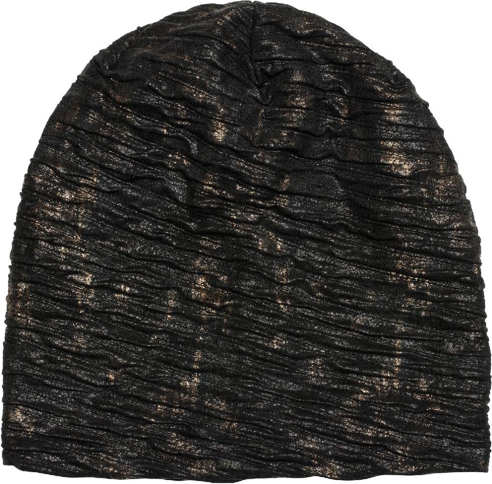 Stylebreaker Beanie Mütze im Antik Metallic Look Im Verkauf