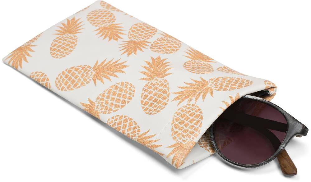 Stylebreaker Brillenetui Ananas mit Putztuch 50% Rabatt für begrenzte Zeit