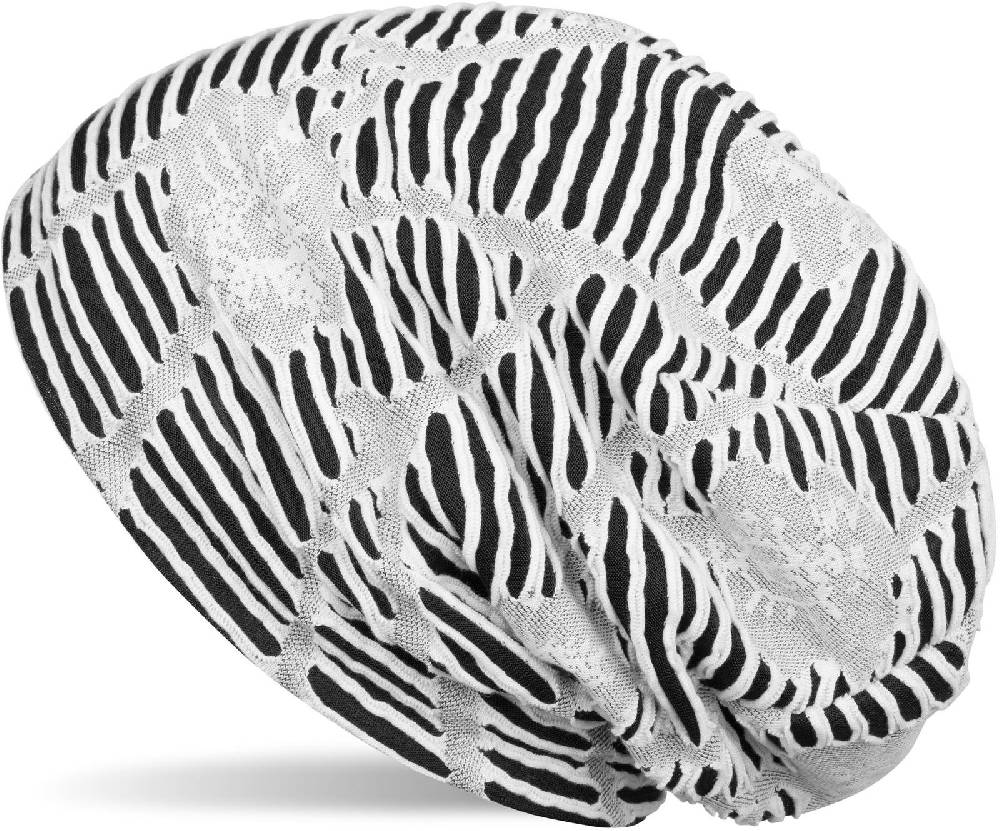 Stylebreaker Beanie mit langen Rissen Günstiger Verkauf