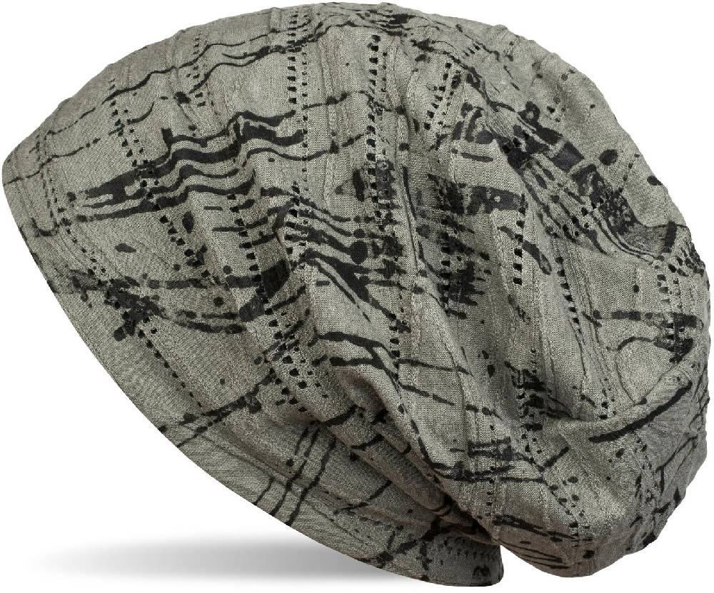 Stylebreaker Beanie mit Farbklecks Muster Blitzverkäufe