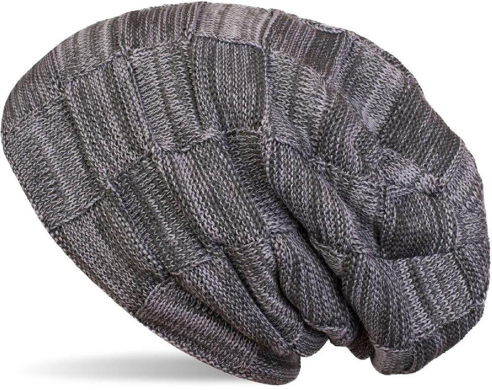 Stylebreaker Feinstrick Beanie mit Karo Strick Begrenztes Angebot