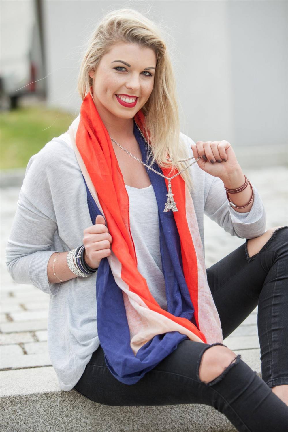 Stylebreaker Loop im Frankreich Flaggen Design Super Sparpreis