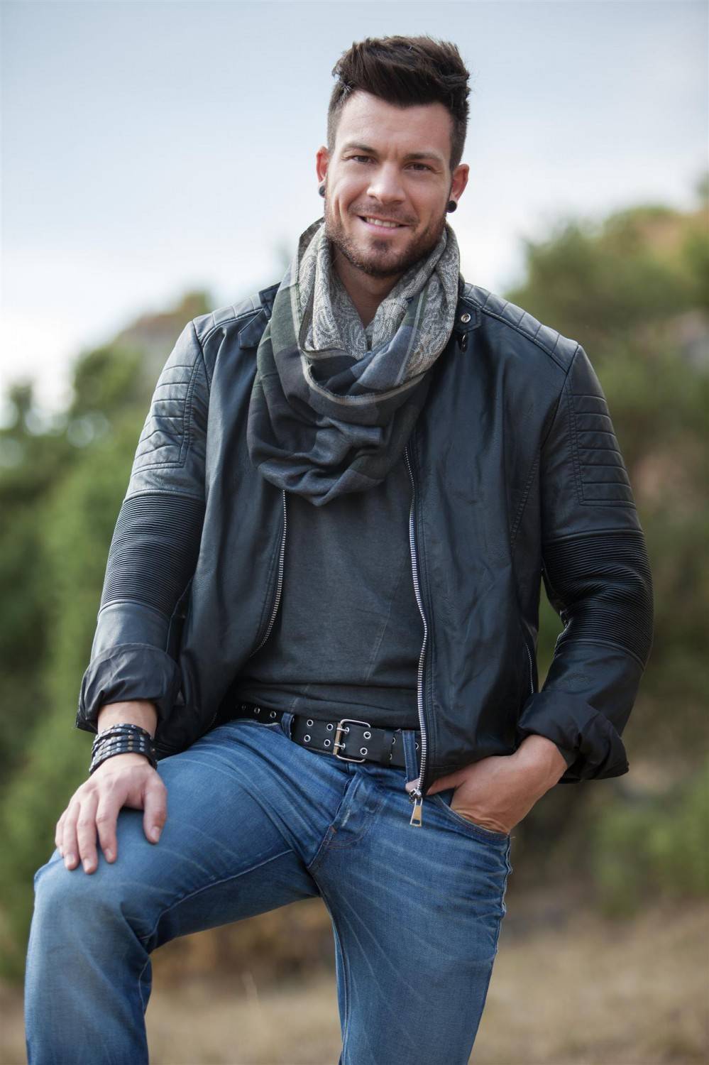 Stylebreaker Loop mit Streifen Paisley Muster Doubleface Sonderangebot der Fabrik