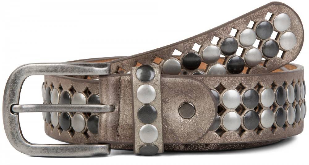 Stylebreaker Nietengürtel mit all over Perforation 50% Rabatt mit kostenlosem Versand