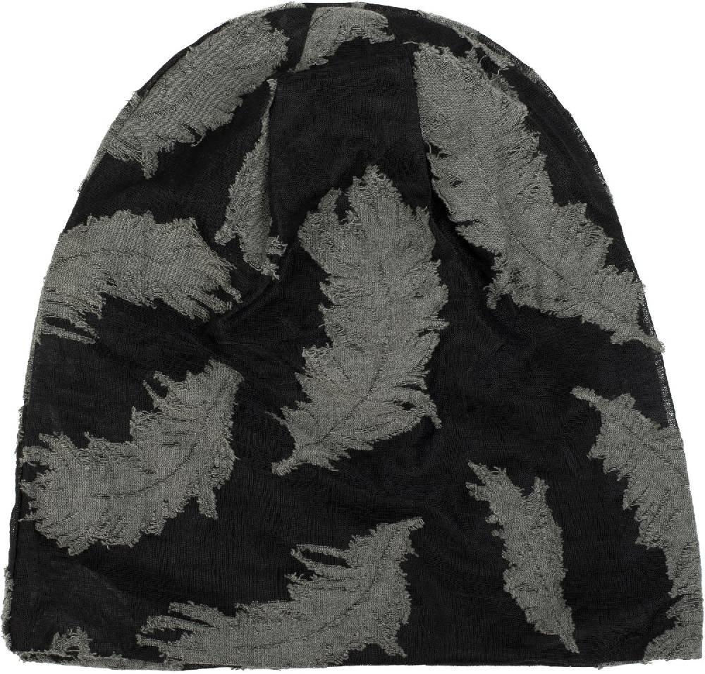 Stylebreaker Loop und Beanie Set mit gewebtem Feder Muster Verkauf