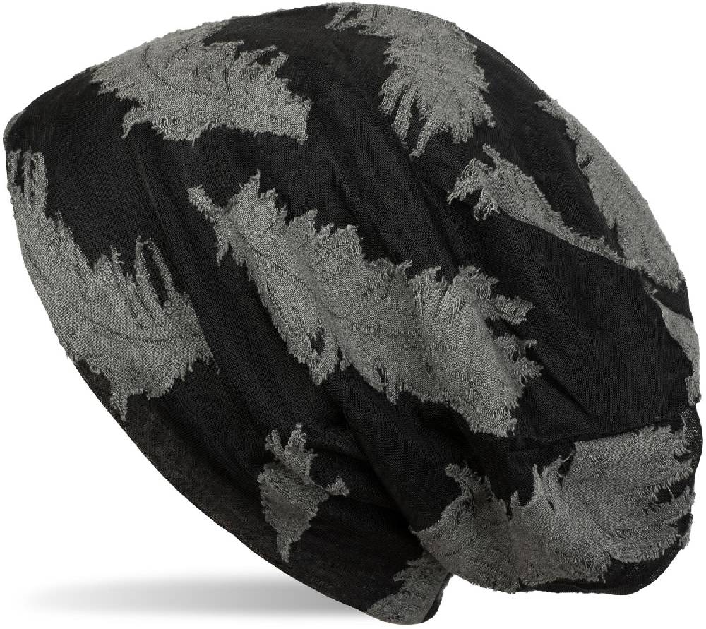 Stylebreaker Loop und Beanie Set mit gewebtem Feder Muster Verkauf