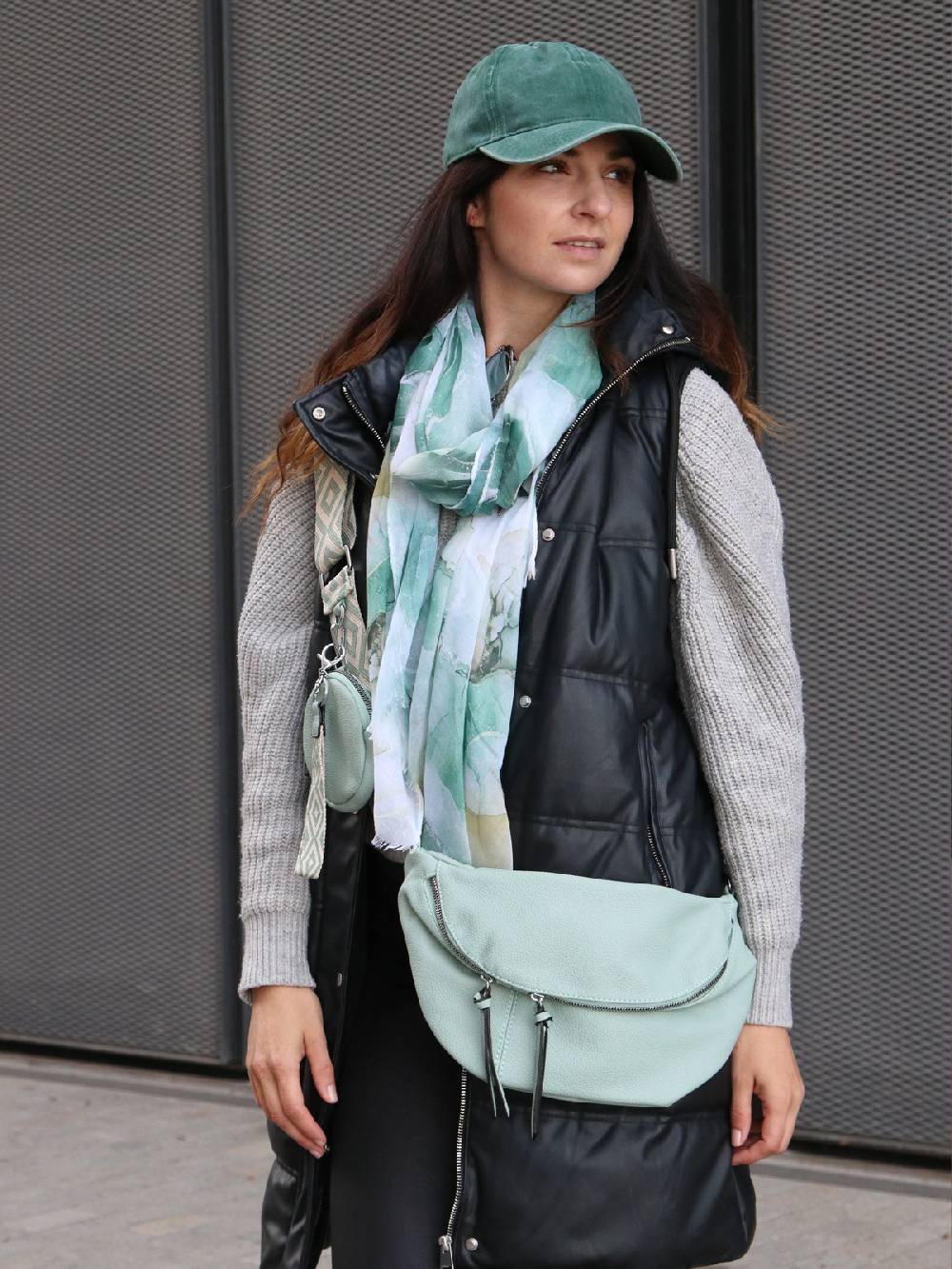 Stylebreaker Schal mit Marmor Muster Blitzverkäufe