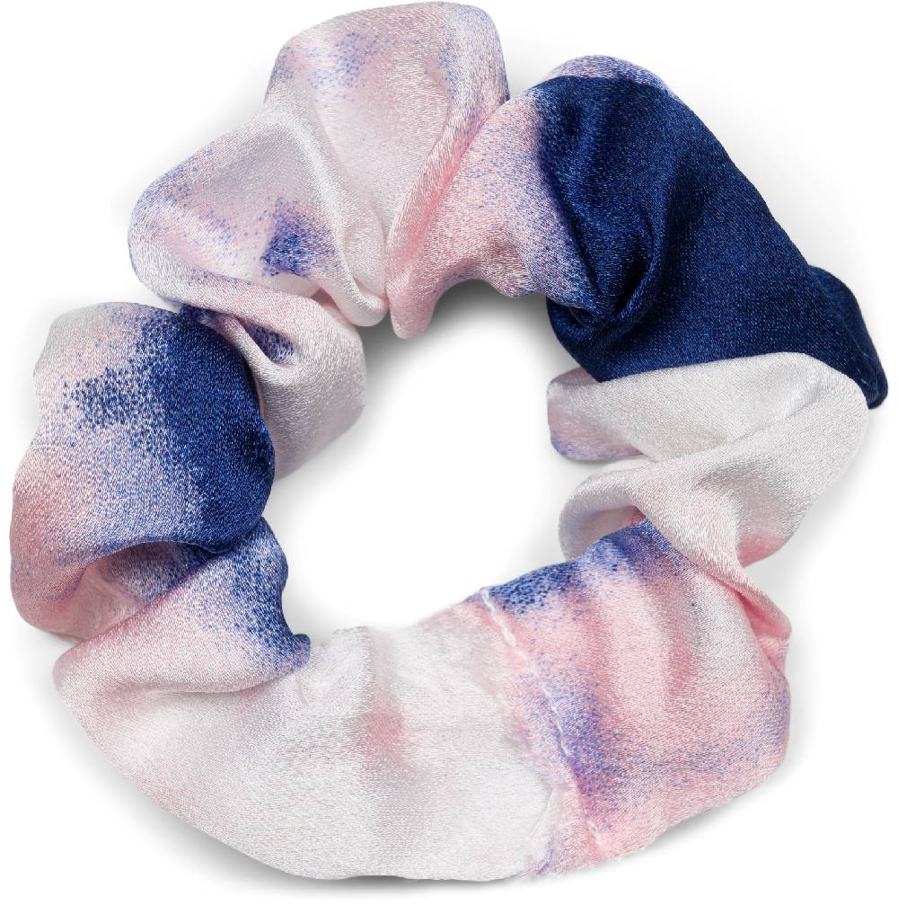 Stylebreaker Scrunchie Haargummi mit Schleife Batik Farbverlauf Saisonschlussverkauf
