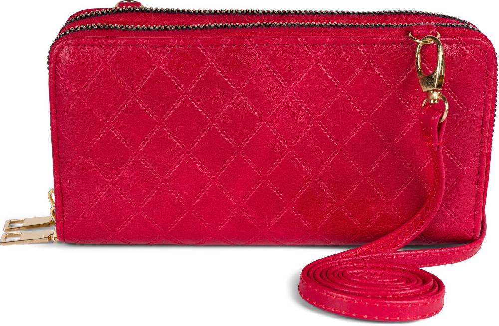 Stylebreaker 2 in 1 Umhängetasche - Geldbörse Rauten Neueste Mode