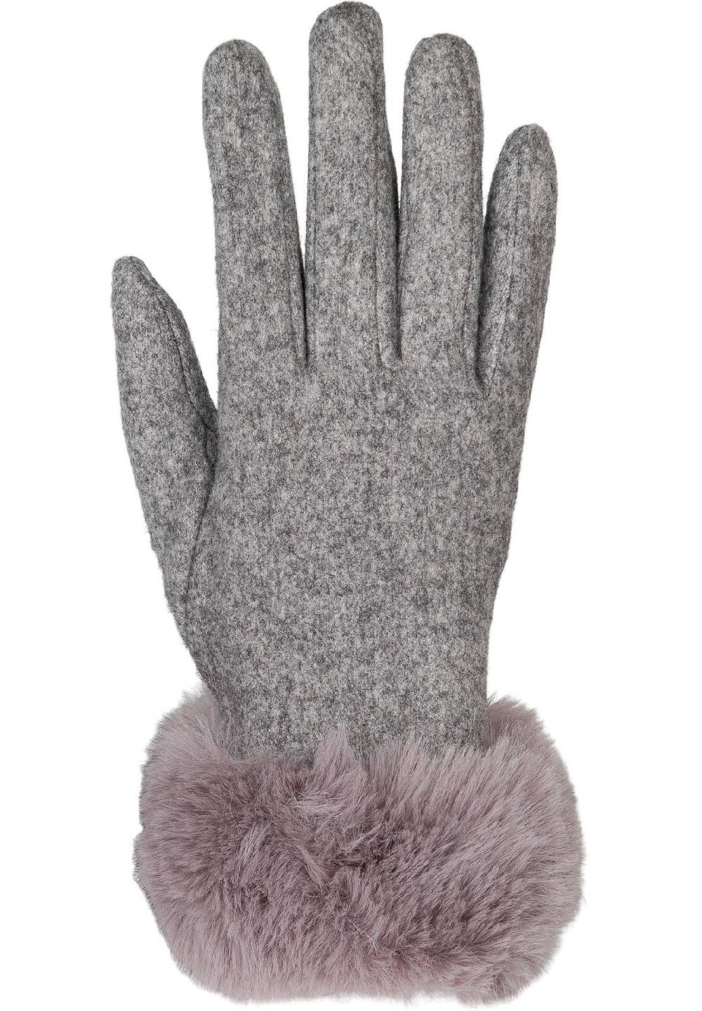 Stylebreaker Touchscreen Handschuhe mit Kunstfell VIP-Rabatte