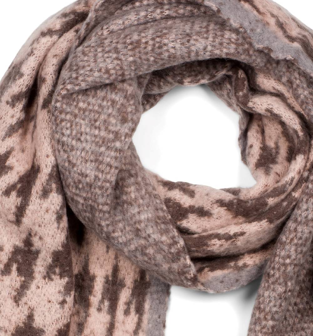 Stylebreaker Asymmetrischer Web Schal mit Pepita Hahnentritt Muster Wochenangebot