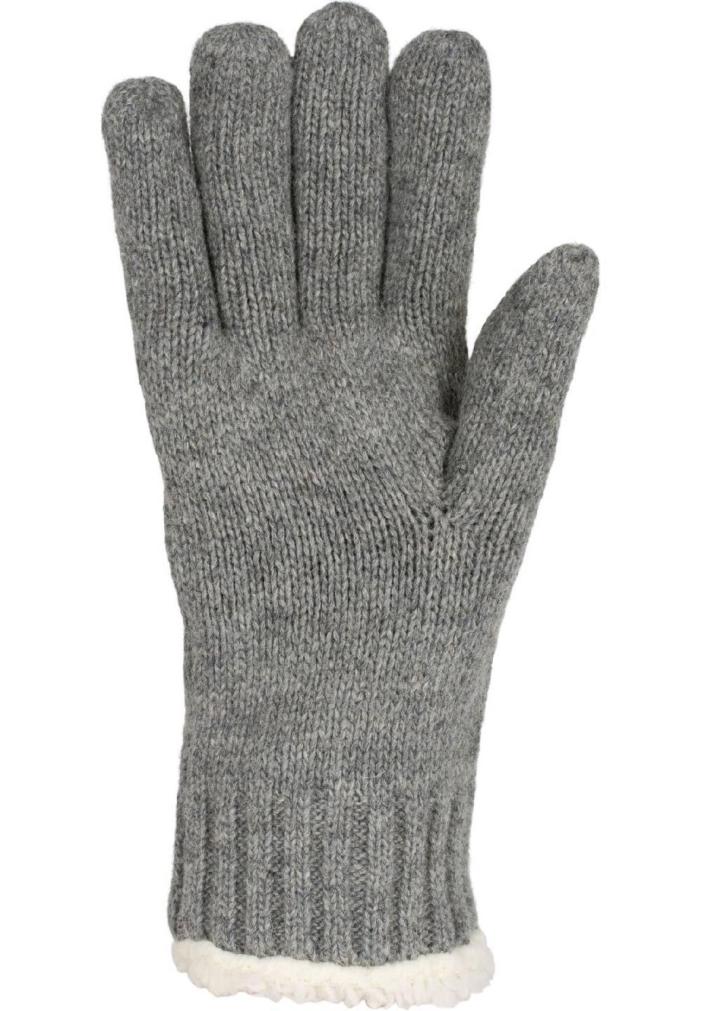 Stylebreaker Strickhandschuhe mit Schneeflocke, Strass und Fleece 2025