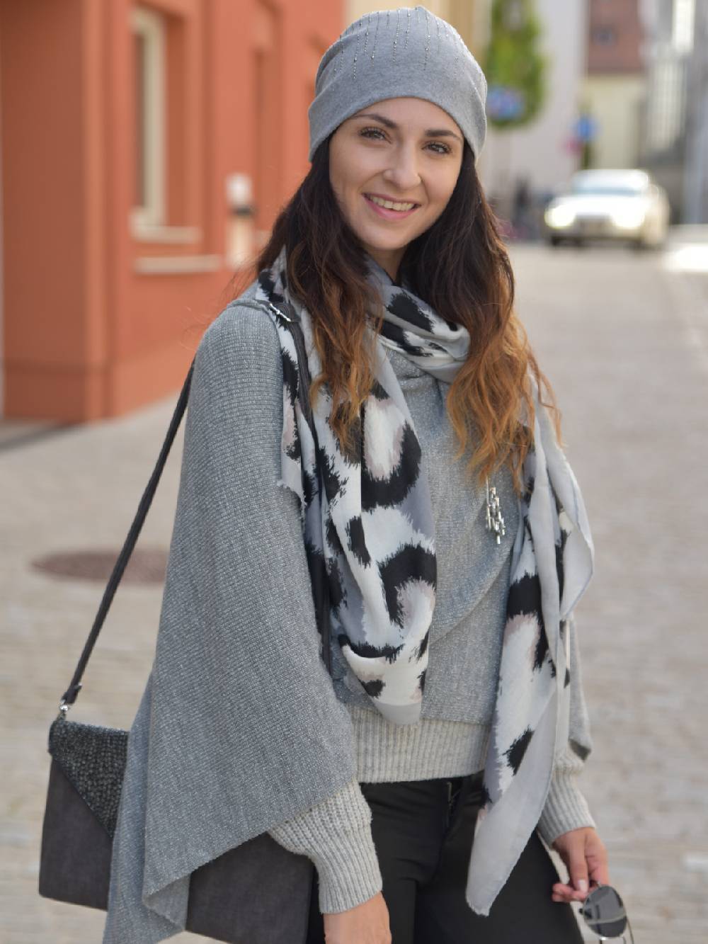 Stylebreaker Schal mit Oversize Leoparden Print Großer Ausverkauf