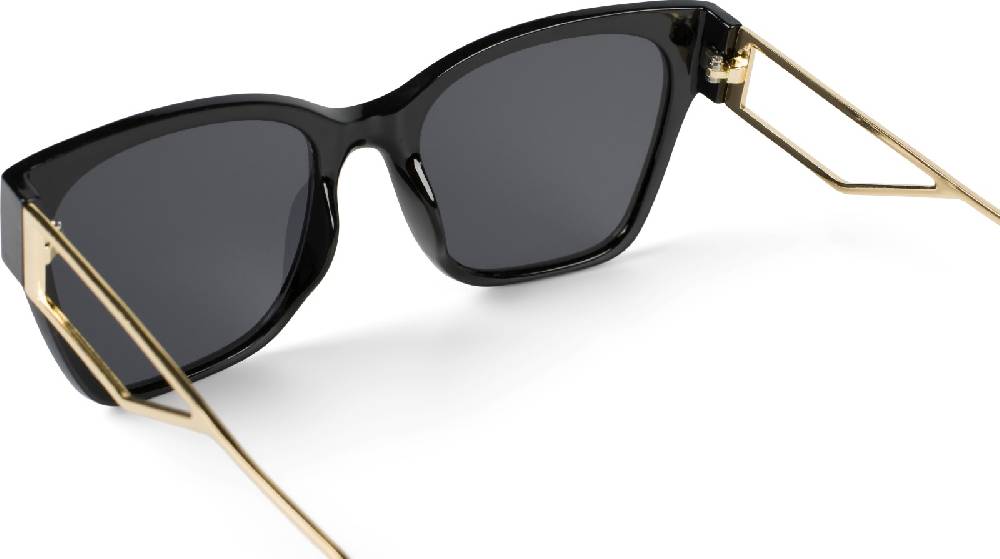 Stylebreaker Oversize Sonnenbrille mit breiten Metall Bügeln Flash Sale
