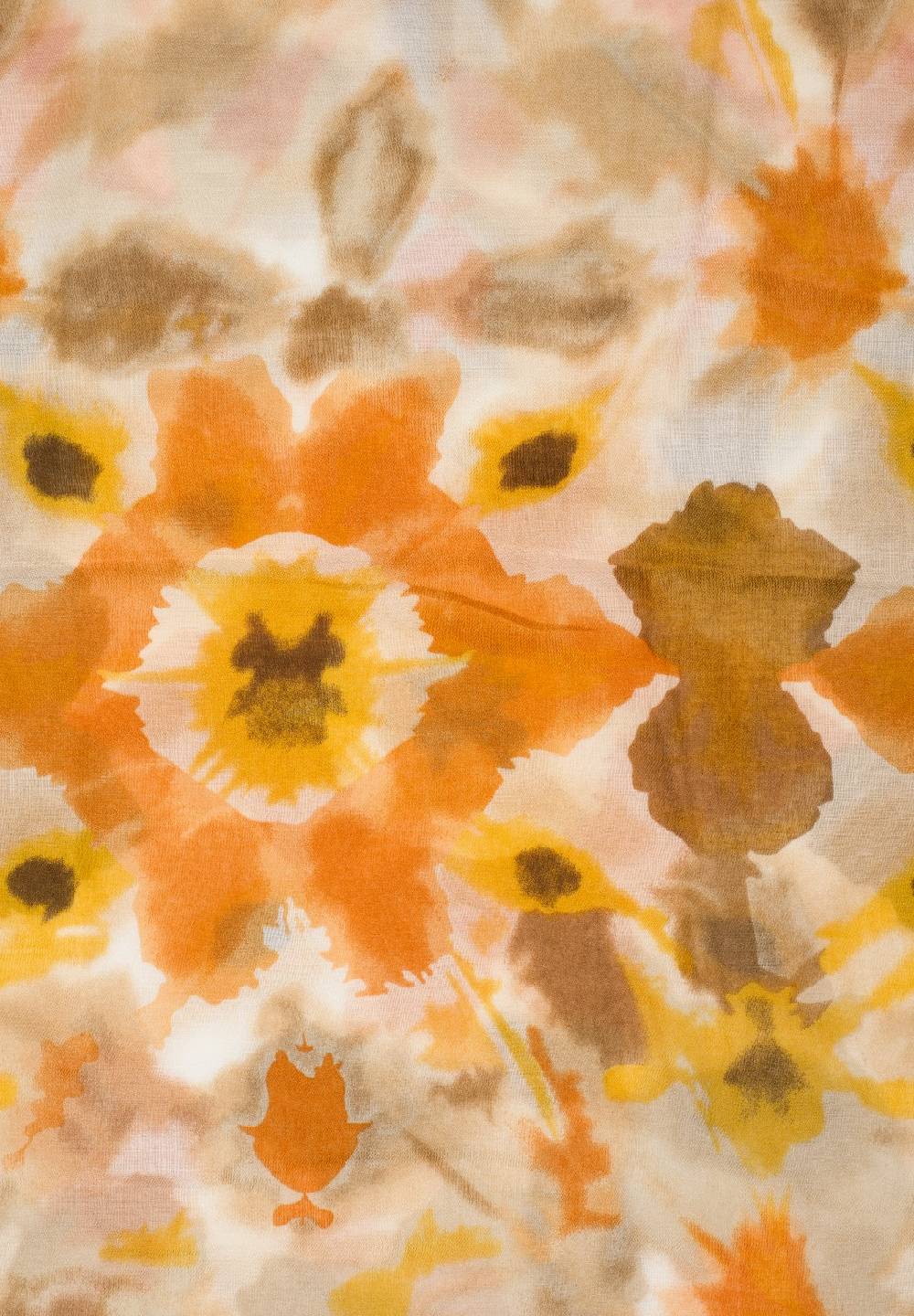 Stylebreaker Schal mit Batik Blumen Muster Letzte 3 Tage