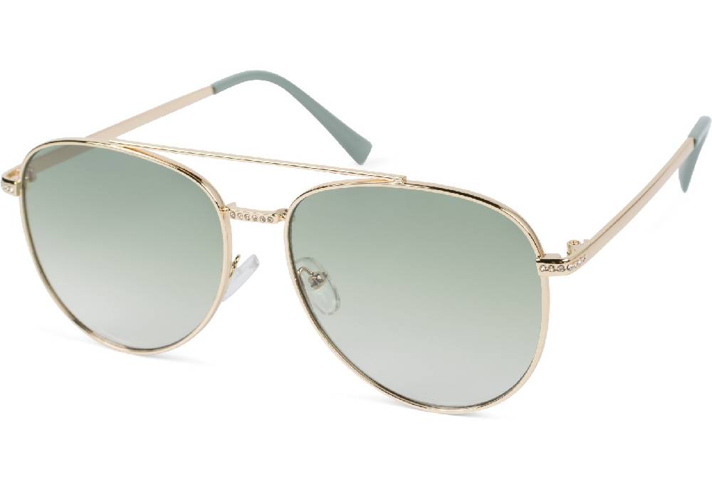Stylebreaker Piloten Sonnenbrille mit Strass