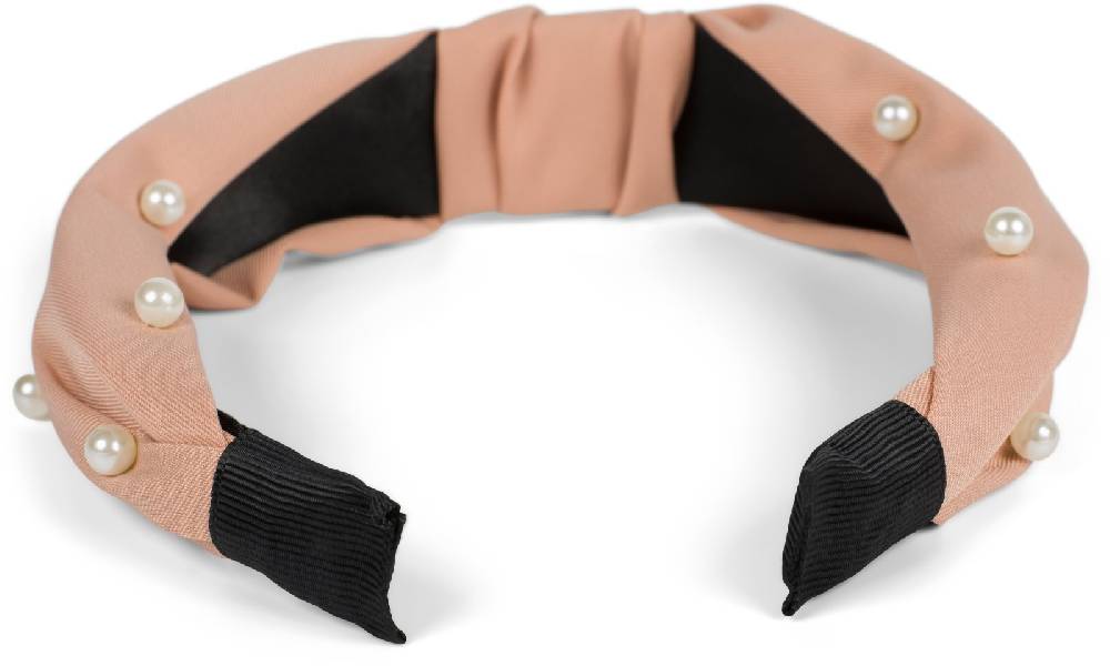 Stylebreaker Stoff Haarreif mit Perlen Bis zu 60% Rabatt