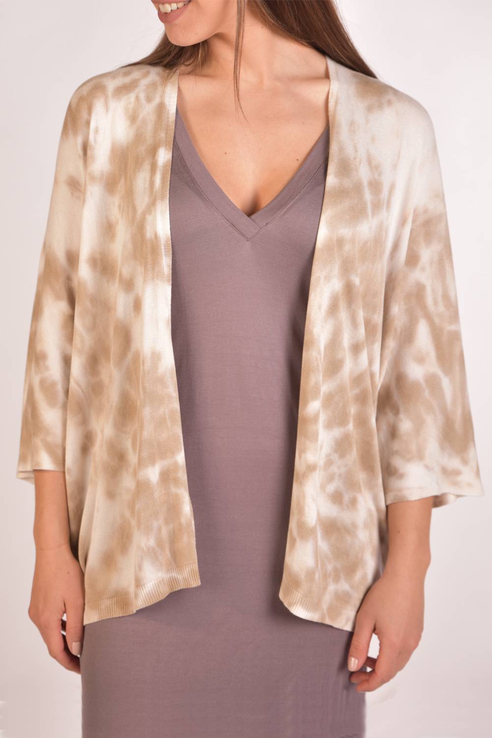 Stylebreaker Feinstrick Cardigan mit Batik Muster Bis zu 65% Rabatt
