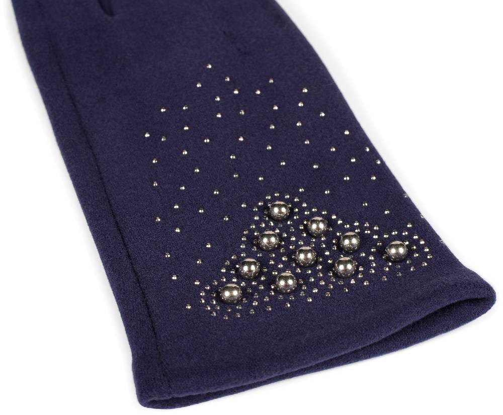 Stylebreaker Touchscreen Handschuhe mit Strass und Perlen Speichern exportieren