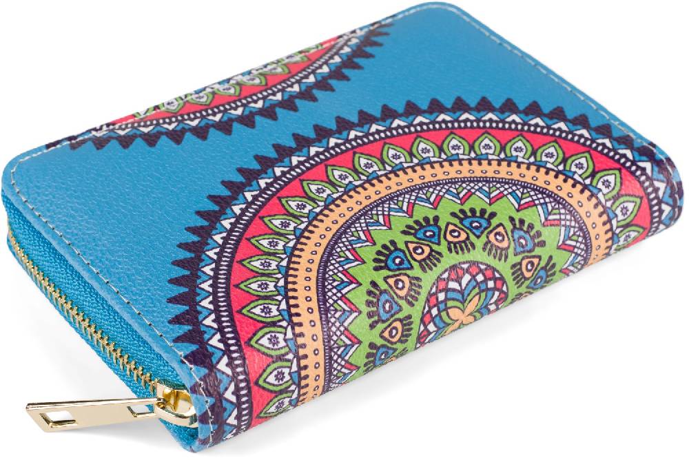 Stylebreaker Kleine Geldbörse Mandala Ornament Muster zollfrei