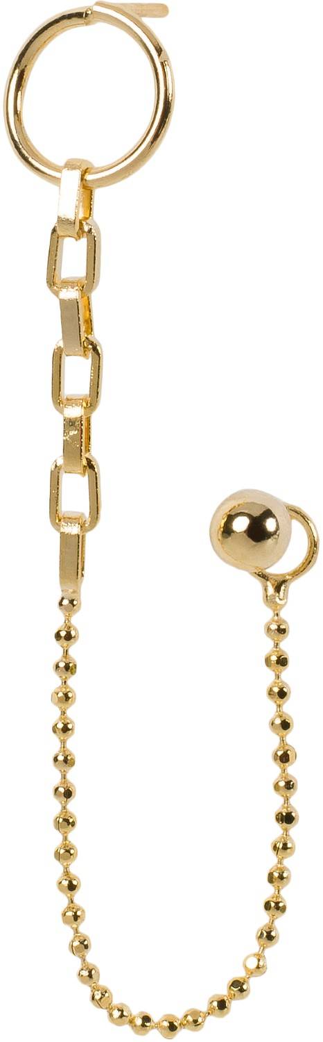 Stylebreaker Single Ear Ohrring Set mit Kette Verkauf
