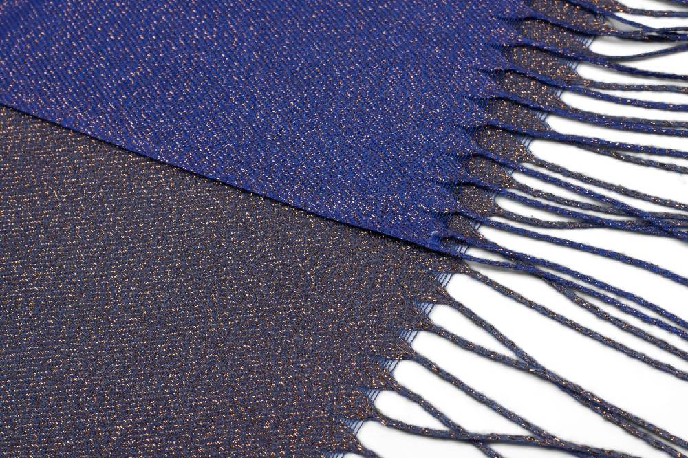 Stylebreaker 2-Farbiger Glitzer Schal mit Fransen Flash Sale