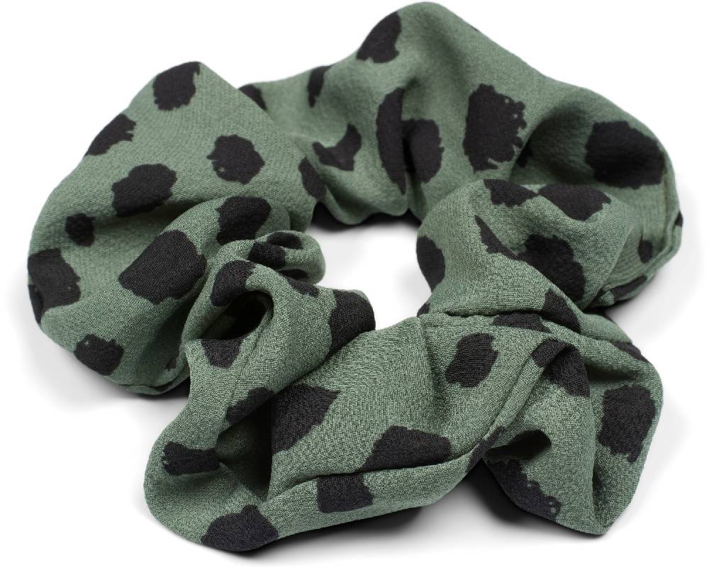 Stylebreaker Scrunchie Haargummi Dalmatiner Punkte Muster Preisnachlass