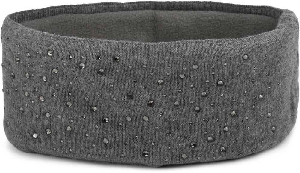 Stylebreaker Feinstrick Stirnband mit Strass Saisonschlussverkauf