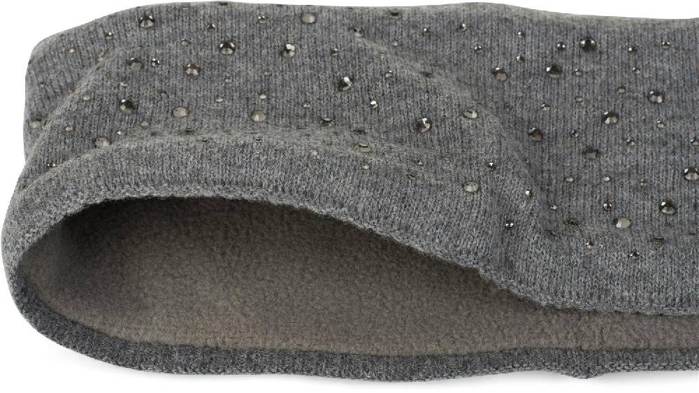 Stylebreaker Feinstrick Stirnband mit Strass Saisonschlussverkauf