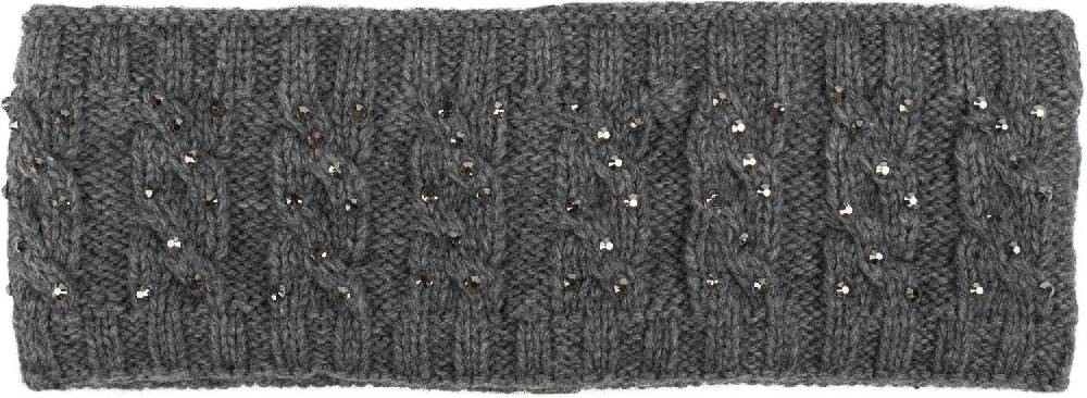 Stylebreaker Stirnband mit Zopfmuster & Strass Cyber Monday